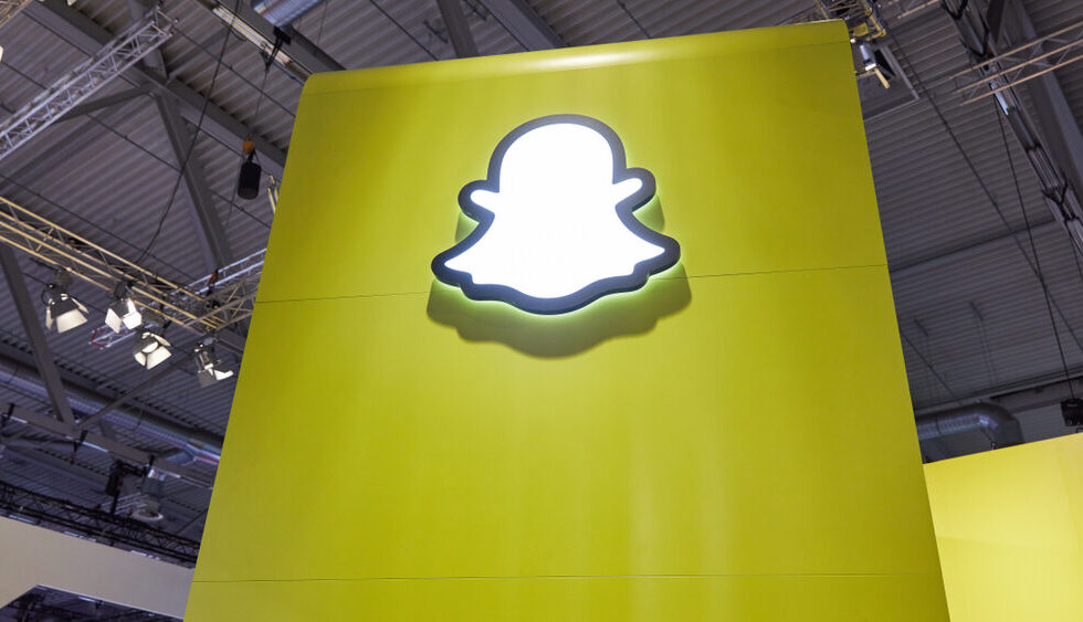 Logo di Snapchat con Now Playing