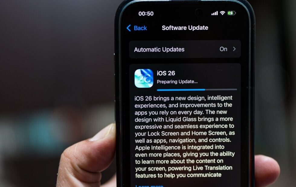 Screenshot di iOS 27.2 Beta 2