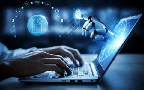Illustrazione sull'uso dell'intelligenza artificiale nelle decisioni aziendali