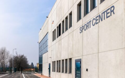 Esterno del Santa Corinna Sport Center a Noviglio